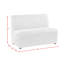Banc rembourré en polyester Tylie