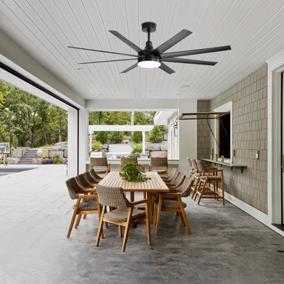 Jamii-Leigh Modern Ceiling Fan with LED Light and Remote