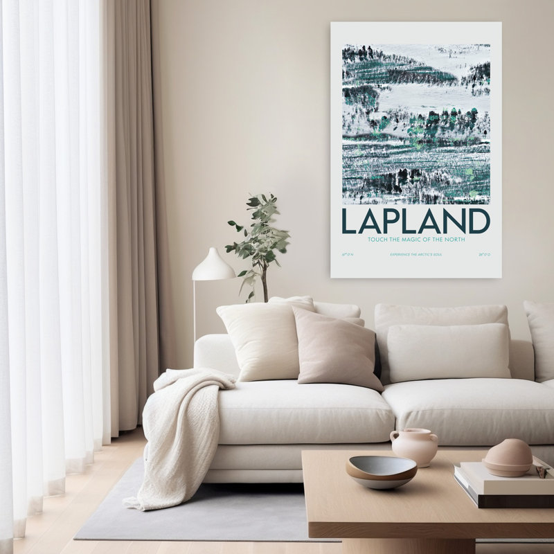 Contemporary Art Abstract Contemporary Forest Landscape Wall Art by Alexandra Weise - Wrapped Canvas Print