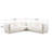 Modern Sofa Moon Leather Sectional