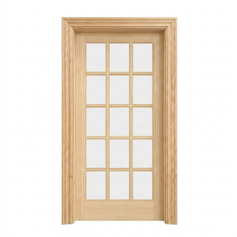 Dalle française 15-Lite pin brut 80 po x 36 po avec trousse, 36 po x 80 po