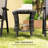 Round  Patiotable With Shelf-533448734