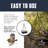 Hanging Mesh Tray Bird Feeder