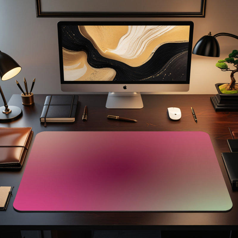 Polyester Desk Pad, 14.4x12.1