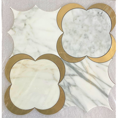 Water Jet Novelty Marble Tile