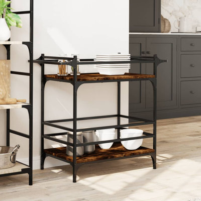 Newlon Metal Bar Cart