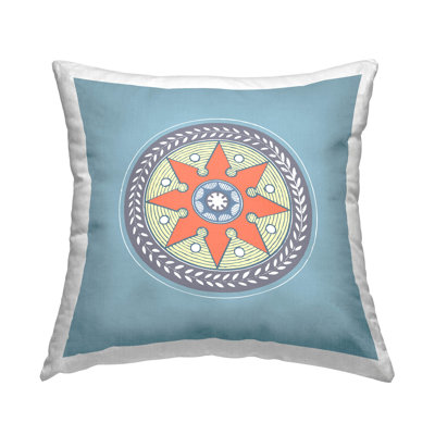 Polyester Throw Square Pillow Cover & Insert
