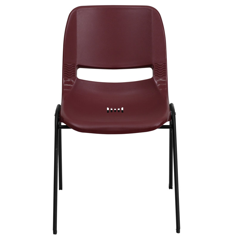 Chaises d'école Keaton, Noir, Bourgogne, 1