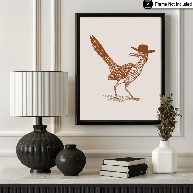 Roadrunner brun, Unframed, Poster, 16"H x 20"W