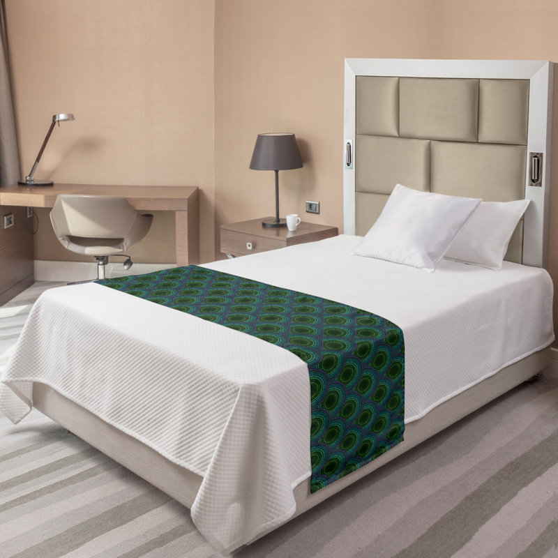 Chemin de lit africain 100% polyester, Grand