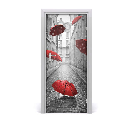 Umbrella France Door Decal