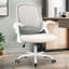 Chaise de bureau ergonomique en filet avec accoudoirs, conception peu encombrante et base en acier-1704400275-1679359910
