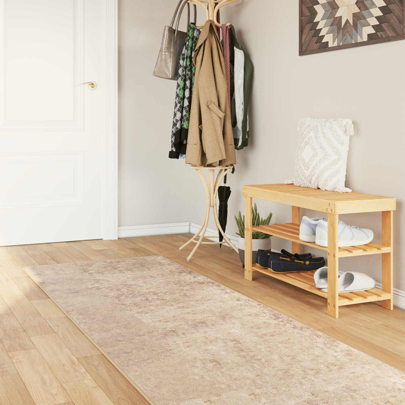 Machine Tufted Area Rug, Beige, Runner 100cm x 350cm
