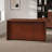 Bowfront Executive Desk 60", Red finish