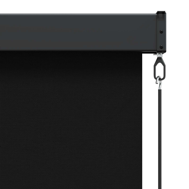 Roller Blind, 60" W x 250" L, Black