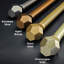Jasmary Iron Adjustable 1.125'' Single Curtain Rod-1529757699-1501243301