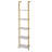 Industrial Square Pipe Shelf 5 Tier 15.6X11.8In Wall-Mount Gold White-638071791