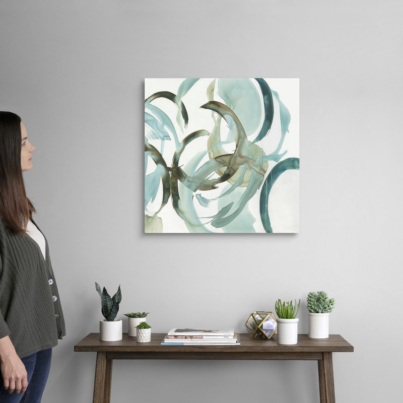 Reproduction d’art sur toile, "Hypnotic Curves I" par PI studio, H 24 po x l 24 po x P 1,25 po, Toile tendue