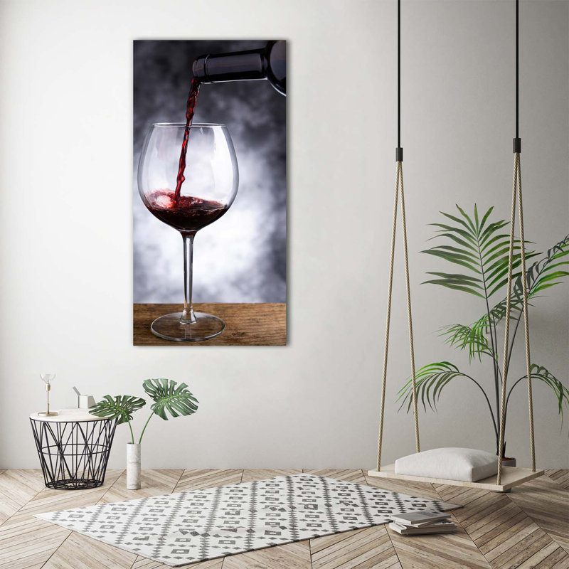 Red Wine - Wrapped Canvas Print