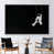 White Floater Framed