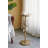 D12x28.5" Round Iron Side Table