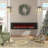 Kleber Wall Mounted Electric Fireplace with Bluetooth Speakers and 3 Colors LED Light-359434040