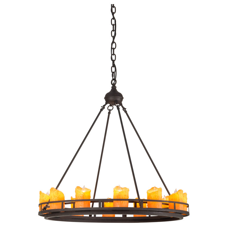 Rustic Lodge 12 - Light Chandelier