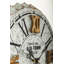 Horloge murale en métal galvanisé