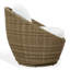 Chaise de patio en osier Clarisse