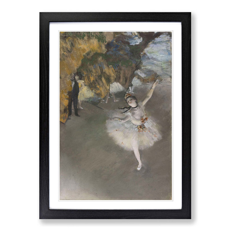 Edgar Degas - Single Picture Frame Painting, Black