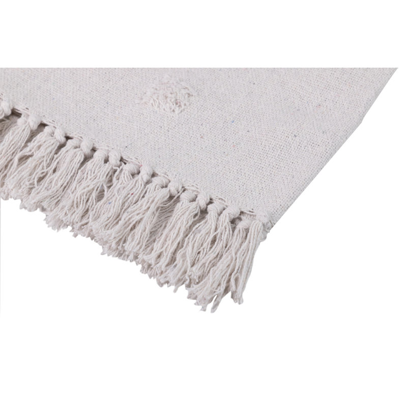 Holdrege Hand Woven Throw, Beige