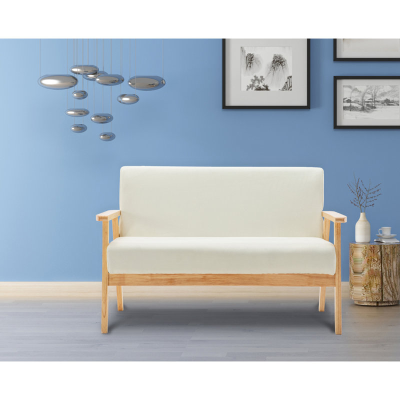 Causeuse en tissu 45 po Tyquan Modern Sofa Bahamas