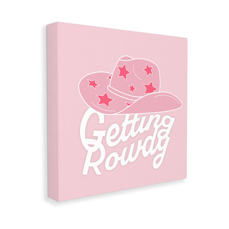 Art mural sur toile Country Getting Rowdy par Corrine Rose Design, H 24 po x l 24 po