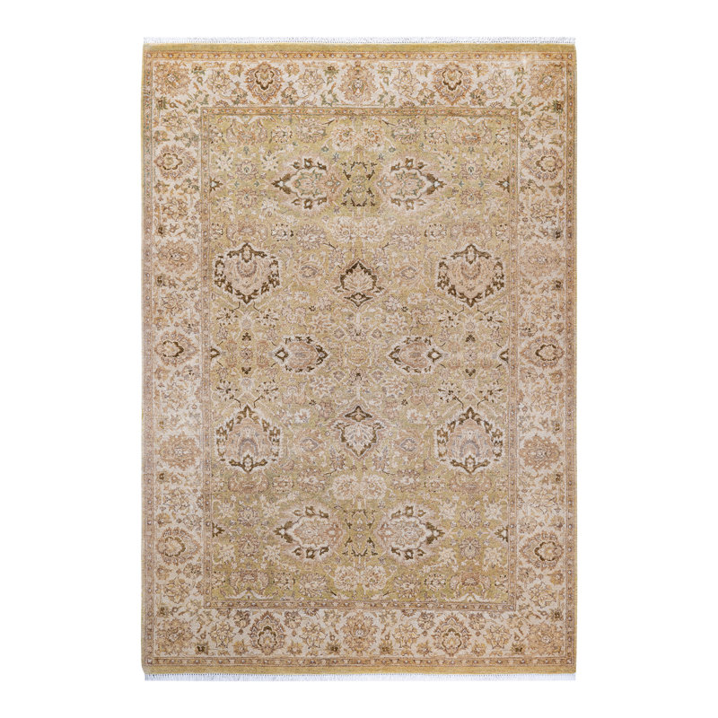 Classic One-of-a-Kind 4' 3" X 6' 2" Hand Knotted Area Rug