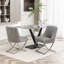 Chaise d'appoint rembourrée en velours Elian-293064309