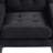 26.77" Mid-Century Modern Accent Chair With Linen Upholstery, Tufted Back And Black Solid Wood Legs(Set Of 2)-887376068