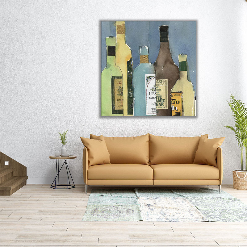 Huile et vinaigre I - reproduction d'art sur toile, H 40 po x l 40 po