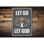 Panneaux religieux en aluminium «Let God»-58622447