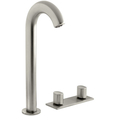 Oblo Tall Widespread Bathroom Sink Faucet