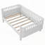 Lit simple en bois à profil bas avec rails-412009775-412009773