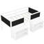 Lit mezzanine simple amusant avec tablettes mobiles et tableau noir-11132092