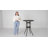 Brionie Round Aluminum Outdoor Bar Table