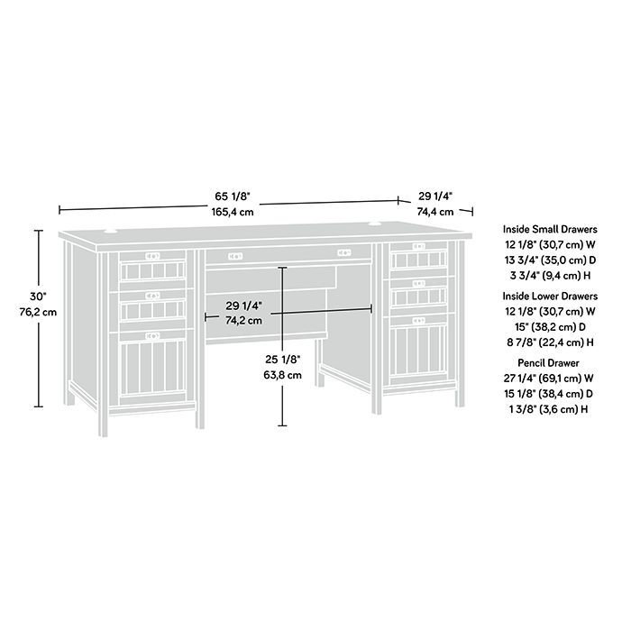Kinmundy Writing Desk, Light Brown