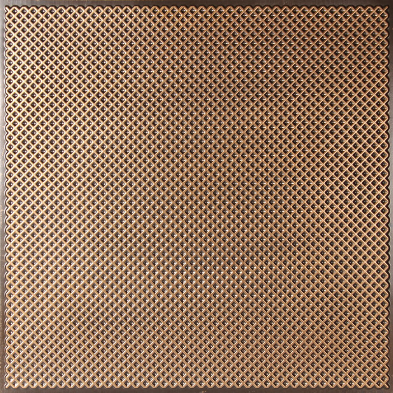 Carreau de plafond en vinyle antidérapant ou à coller en or antique 1,98 pi x 1,98 pi Kingsbridge