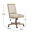 Chaise de bureau pivotante et élévatrice