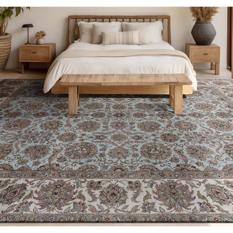 Wool Oriental Area Rug, Rectangle 8'11" x 11'8"