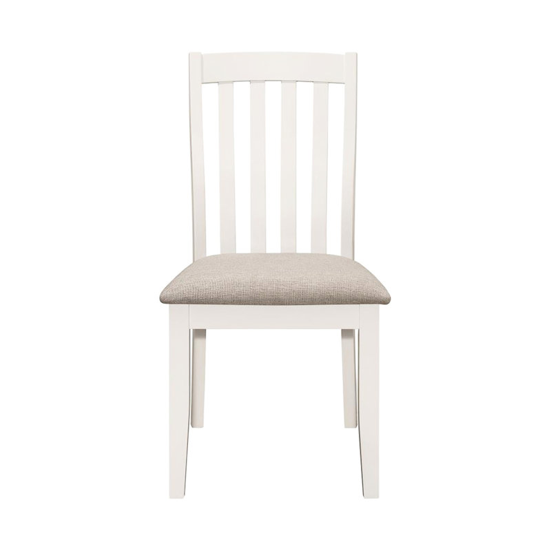 Brown Upholstered Slatted Back Dining Chairs, 2 Chairs , 2 With Upholstery, Back,