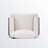 40.5'' Large Outdoor Patio Powder-coated Aluminum Armchair With 5.85'' Thick Seat Cushions Set Of 2