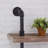 Ricky Iron Pipe Wall Mount Ladder Bookcase
