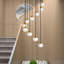 Flitwick 10 - Light Dimmable Tiered Chandelier